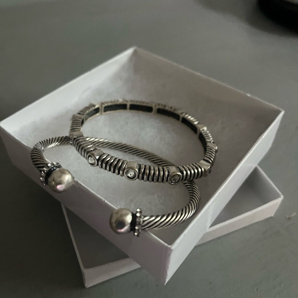 2 fun silver bracelets!! - Picture 2 of 9